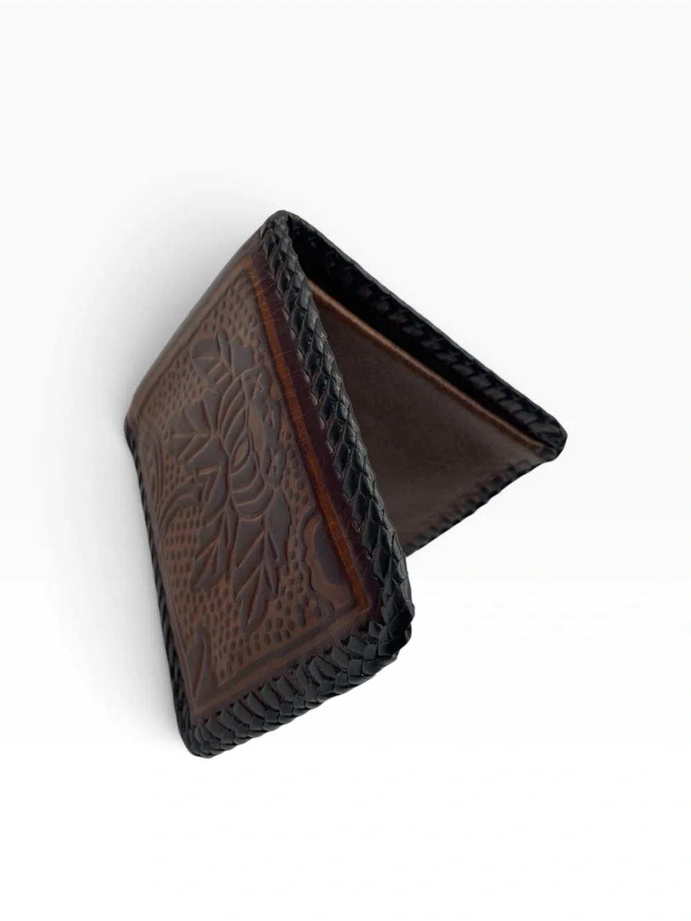 Vintage Tooled Leather Western Style Wallet | Rodeocore